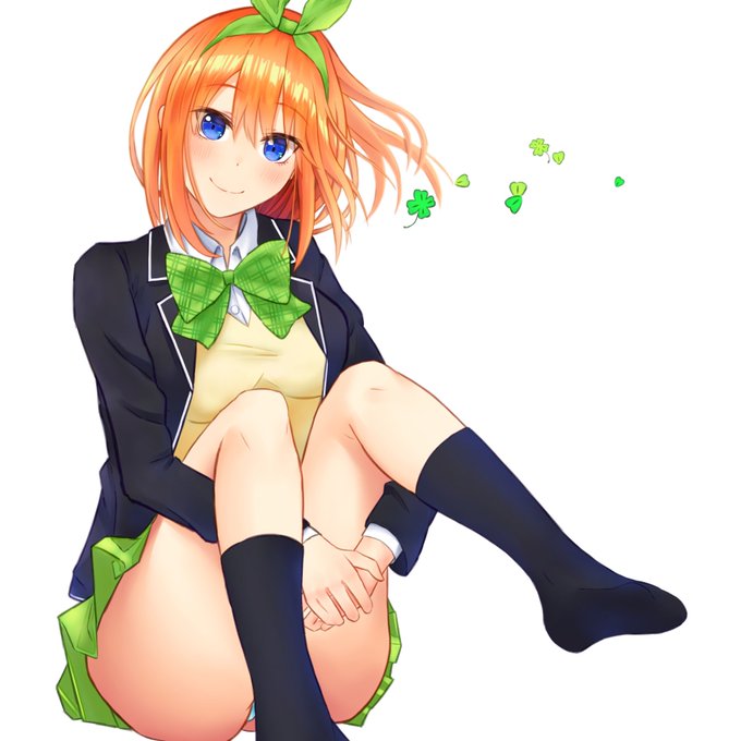 J@ckallさんがTwitterに投稿した中野四葉(五等分の花嫁)のイラスト。