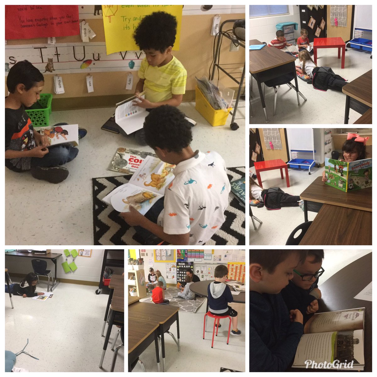 Another successful Stop, Drop and Read at Cole!#theColeWay