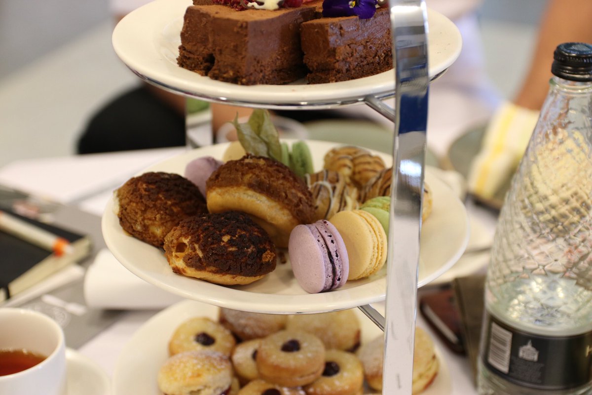 HospitalityTC's tweet photo. What an incredible afternoon tea made and served by the students from Budehaven School. We’ve seen a real talent across the kitchen and front of house - well done all! @BudehavenFood https://t.co/UfQG5ePSvp