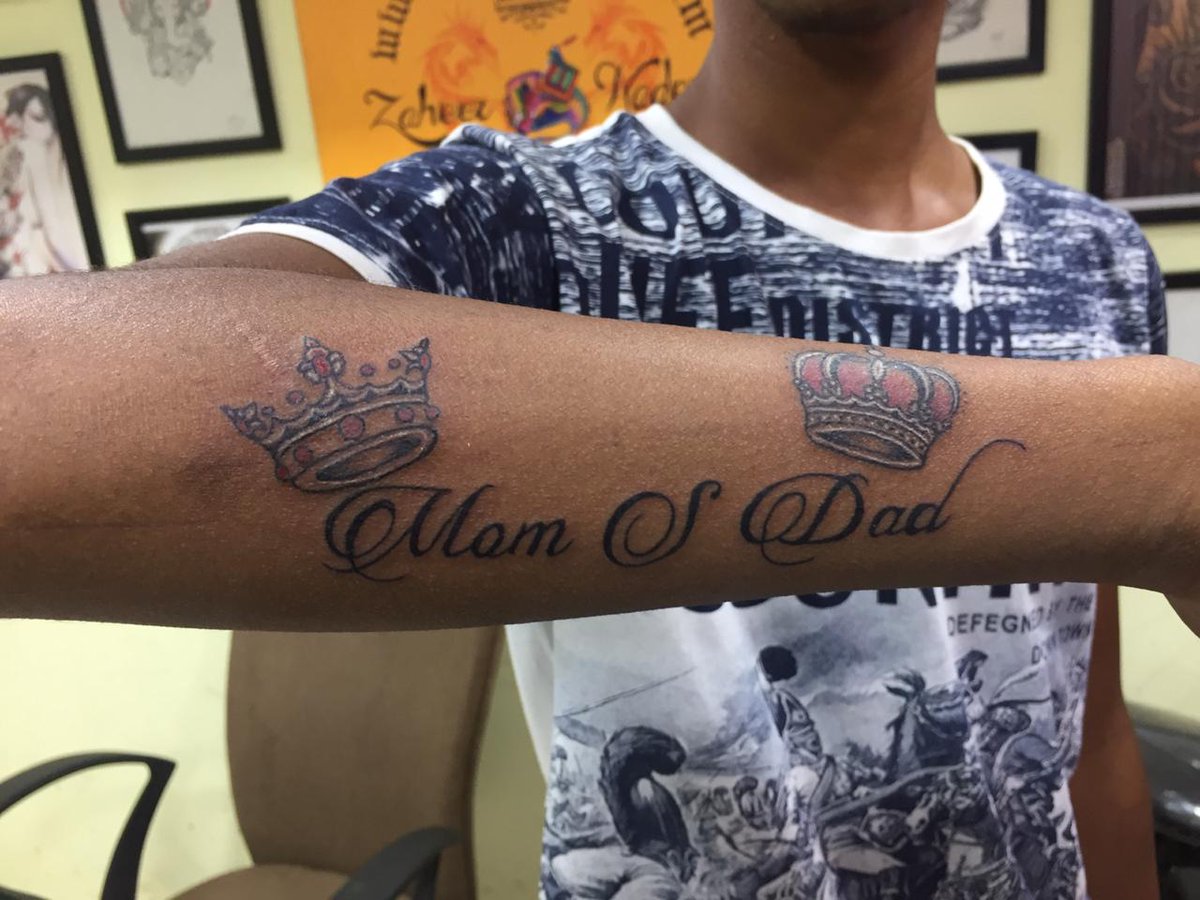 cool mom and dad tattoos for men