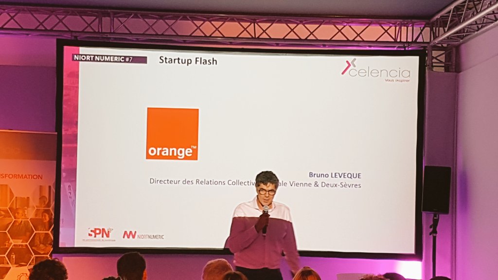 julienanselme_'s tweet photo. Venez voir @OrangeNvAquit et participer au #startupflash de @NiortTech et du @reseauSPN https://t.co/sQEOrf8iyM