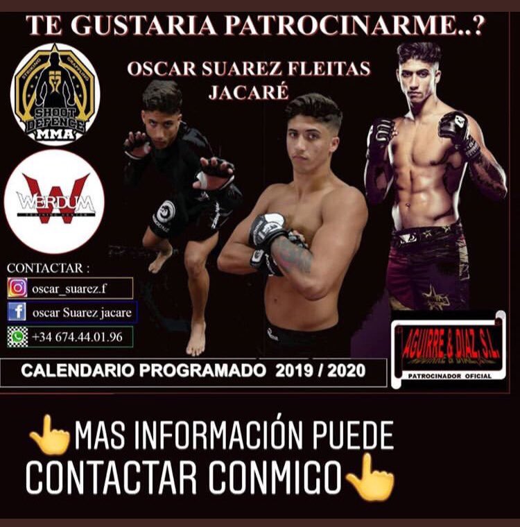 JacareOscar's tweet photo. TE GUSTARIA PATROCINARME???💥
Estoy buscando patrocinadores por un año para mis próximos  3 Combates en Combate Americas. Si están interesados, contáctenme. 
 DE ANTE MANO MUCHÍSIMAS GRACIAS POR EL APOYO A LOS DEPORTISTAS QUE BUSCAMOS UN SUEÑO Y CON USTEDES ES MAS FÁCIL🙏🐊🇮🇨🇪🇦 https://t.co/12BmDNRZtM