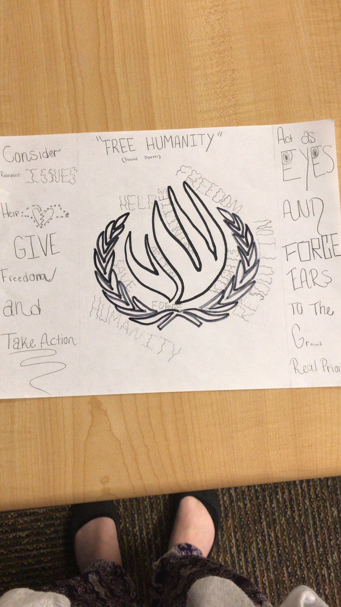 RoesAdventures's tweet photo. Love seeing the creativity of students when making connections in the world. #humanrights @LVTeamPhoenix #onepagers #AVIDstrategies https://t.co/yZc5nSggW5
