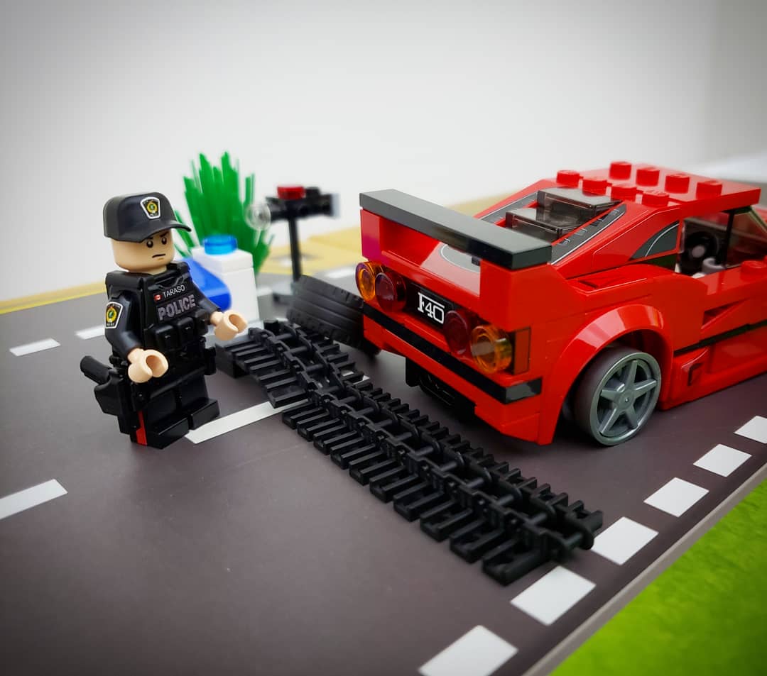 legocopgta's tweet photo. No matter how fast you drive, your vehicle can't get you too far without the tires. Recently, Halton Regional Police has used the #spikestrip to disable a vehicle that was trying to run away. 🚔 Be a safe and responsible driver. Remember, driving is a privilege, not a right. https://t.co/ACqeY78KCD