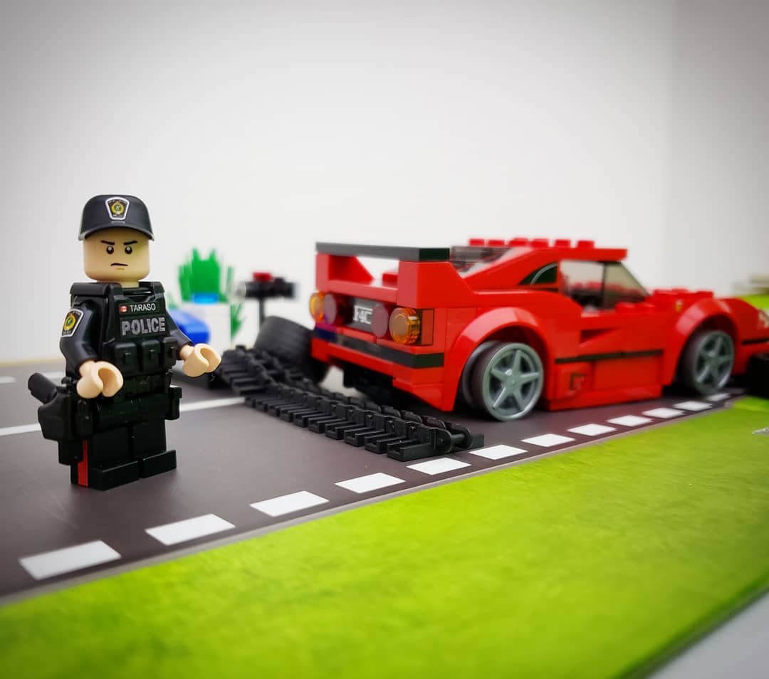 legocopgta's tweet photo. No matter how fast you drive, your vehicle can't get you too far without the tires. Recently, Halton Regional Police has used the #spikestrip to disable a vehicle that was trying to run away. 🚔 Be a safe and responsible driver. Remember, driving is a privilege, not a right. https://t.co/ACqeY78KCD