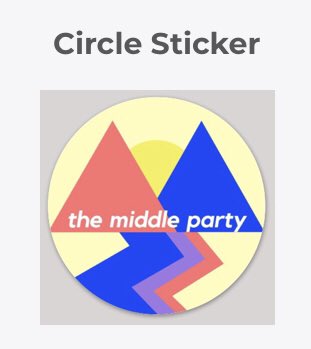 MIDDLEPARTY2's tweet photo. Support The Middle Party with stickers! Weatherproof and in three different designs 😎🤠😤 https://t.co/q4wXKNHd2a