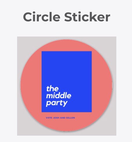MIDDLEPARTY2's tweet photo. Support The Middle Party with stickers! Weatherproof and in three different designs 😎🤠😤 https://t.co/q4wXKNHd2a