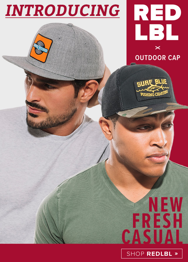 OutdoorCap's tweet photo. Introducing our all new trend-forward #REDLBL line of caps! 🧢🚩 https://t.co/rSi35a26a1 https://t.co/rTIUyzTpIn