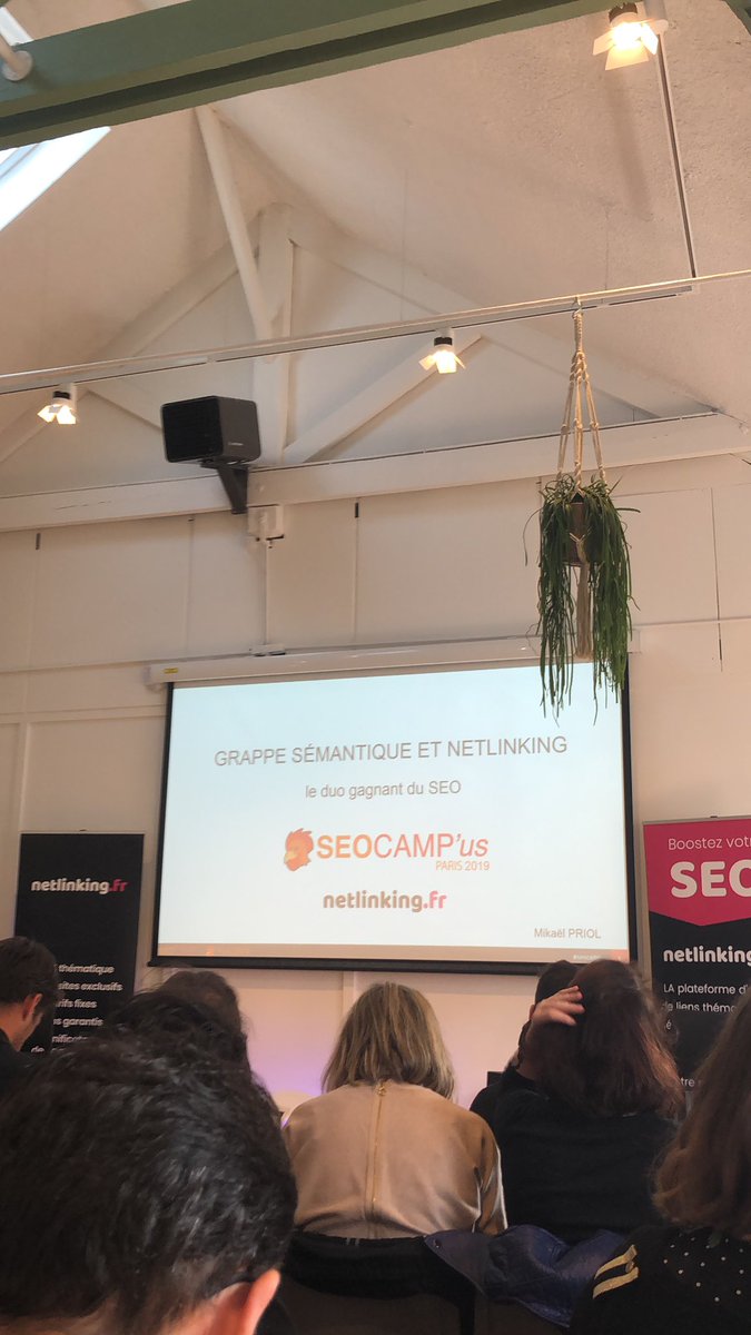 pango_agency's tweet photo. Prochaine conférence : grappe semantique et netlinking ! #SEOcamp #teamIGOSEO https://t.co/PDq1g5tffW