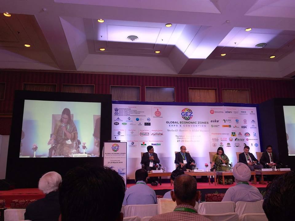 GEZExpo's tweet photo. #GEZExpo2019 #GEZExpo

We are about to commence presentations by industry experts of SEZs.
Come and join us for thought-provoking sessions!
Moderated by: Ms. Vineeta Hariharan Lead Policy Public Expert, India https://t.co/JxdpnvfSq1