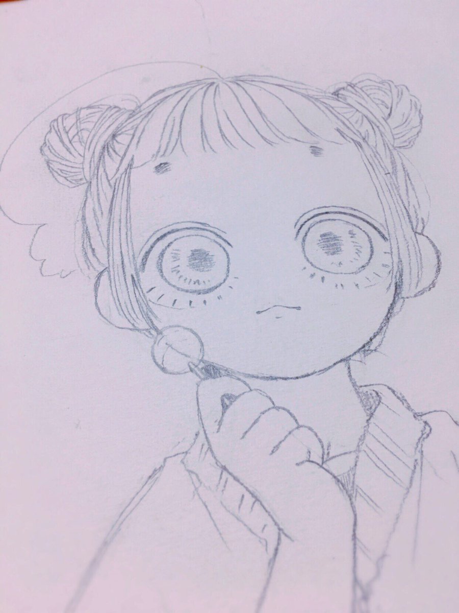 描いてるよ 