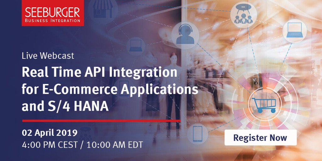 SeeburgerNews's tweet image. Customers report successful #Omnichannel Sales.
PIM, shop and fulfillment integration as well as a demo of a BIS API integration in S/4 HANA will be available in our live webcast on 2 April. ow.ly/utce50okQLk
#RealTimeIntegration #S4HANA