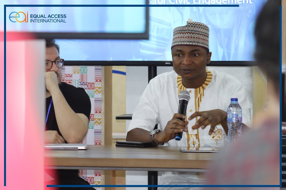 EAI_Nigeria's tweet photo. #HappeningNow: Day 2 at the #YaliReconnect Tech Camp hamzat Lawan, Chief executive, connected development (CODE), Nigeria, sharing ideas on online advocacy- community engagement from offline to online

#YaliNetwork #TechCamp #Peace4Arewa #FararTattabara @Gadpeter @EqualAccessIntl https://t.co/vez6vh55f9