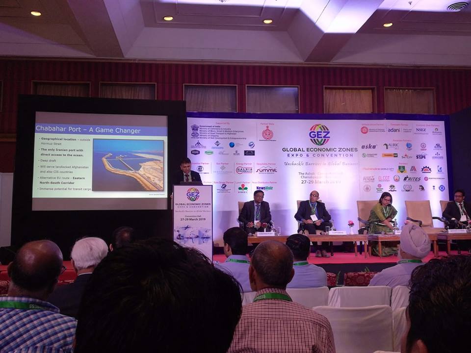 GEZExpo's tweet photo. #GEZExpo2019 #GEZExpo

Presentation by: Mr. Abhishek Chandra, IAS, Deputy Secretary, Ministry of Shipping, Government of India, sharing his viewpoints on Chabahar Port and its connectivity to India https://t.co/vOBMEgfJH7