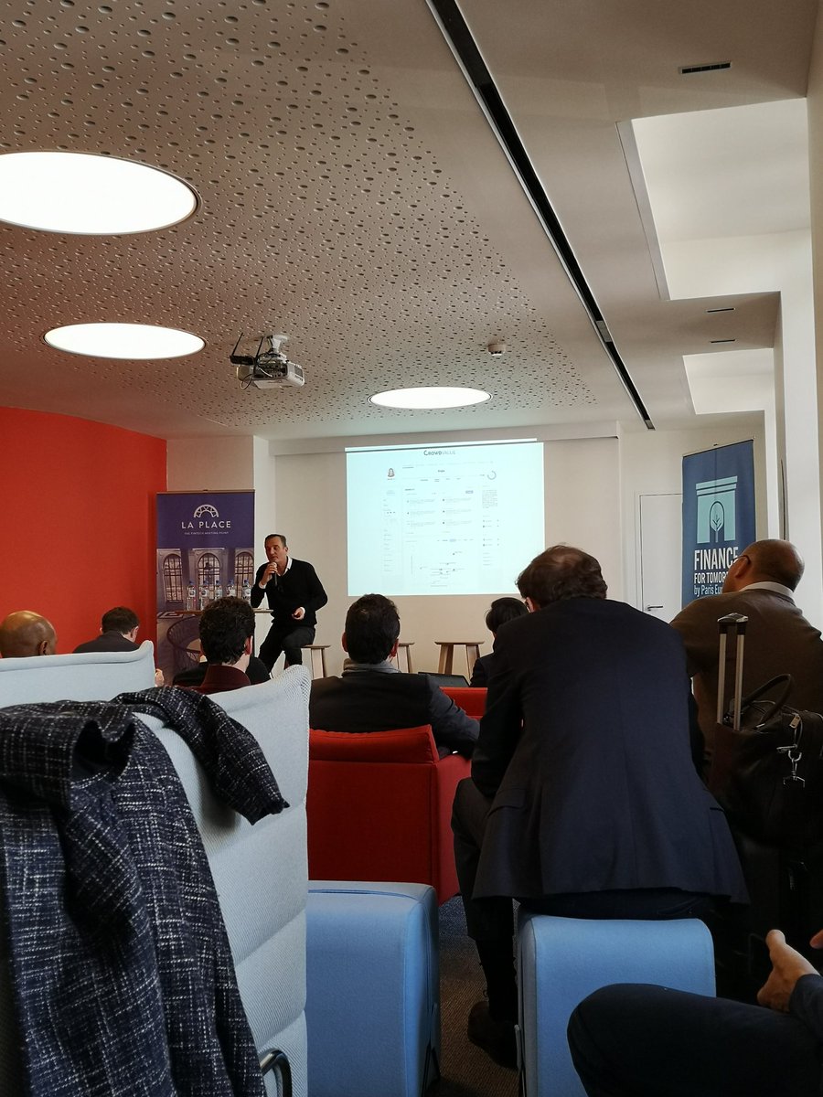 IFD_Paris's tweet photo. #StartUpsDay Session de pitchs des start-ups #ActiveAssetAllocation @ClimateSeed #Crowdvalue @LaPlaceFintech! #fintechfortomorrow #greenfintechday https://t.co/dk5jM7iDqg