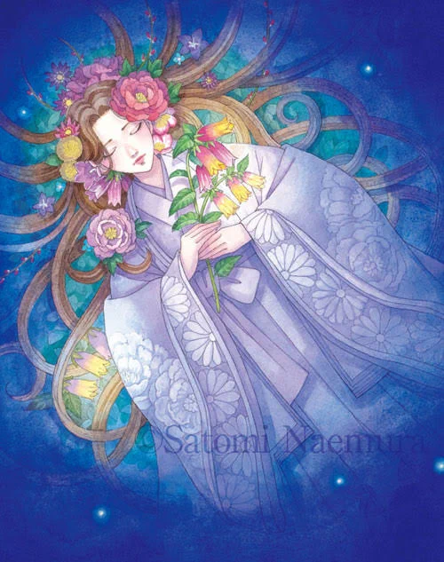 苗村さとみ 画集 幻想浪漫　イラスト集 原画 阿部智里 八咫烏シリーズ 八咫烏の壺＠大ヒット和風ファンタジー阿部智里「八咫烏シリーズ」公式