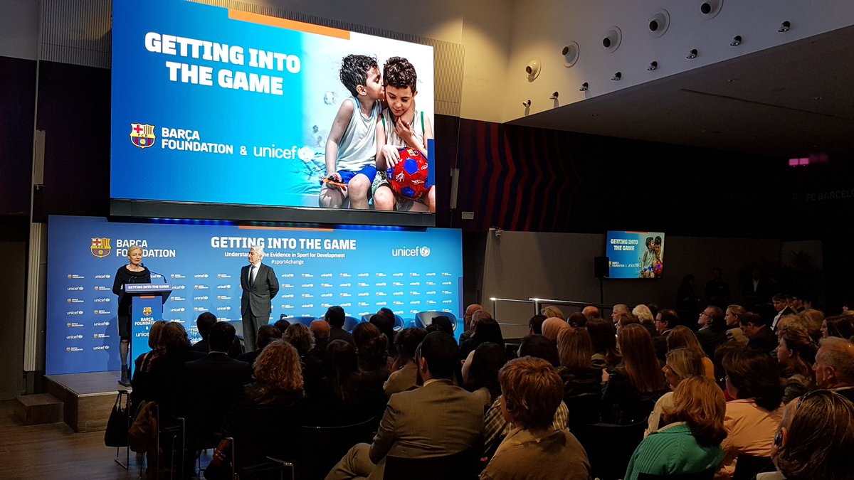Charlotte Petri, directora adjunta de <a href="/UNICEF/">UNICEF</a> "Són temps de canvi i ens estem movent amb ells. Els esports i el joc són necessaris per als infants" #Sport4Change #dretsinfants