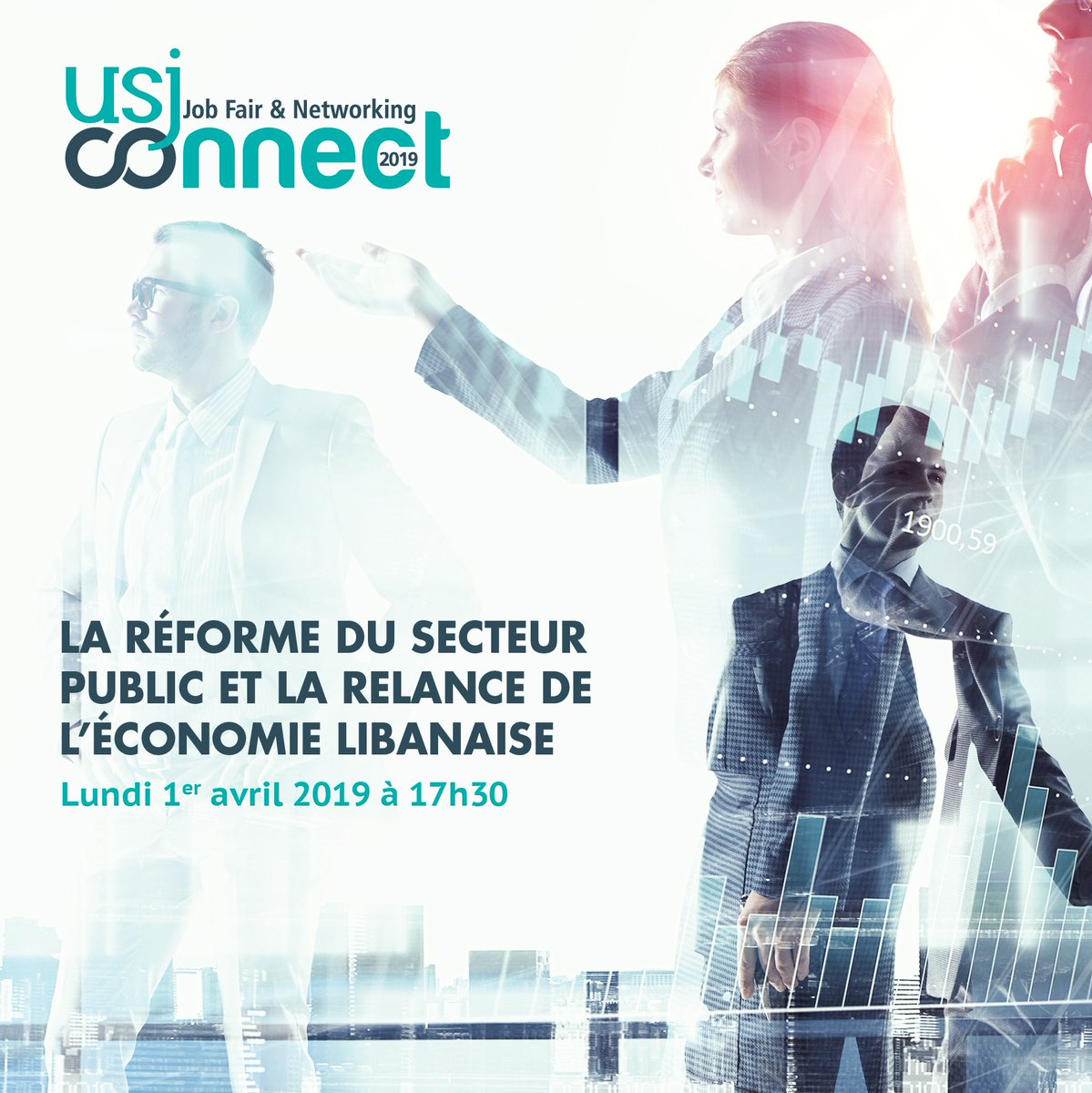 USJLiban's tweet photo. Dans le cadre de #USJConnect, une conférence sur le thème "La réforme du secteur public et la relance de l'économie libanaise" aura lieu le lundi 1er avril à 17h30 au #CSS #USJLiban.
Venez nombreux !
Plus d'info: https://t.co/rkvkO5KX44 https://t.co/ODx16C2KAw