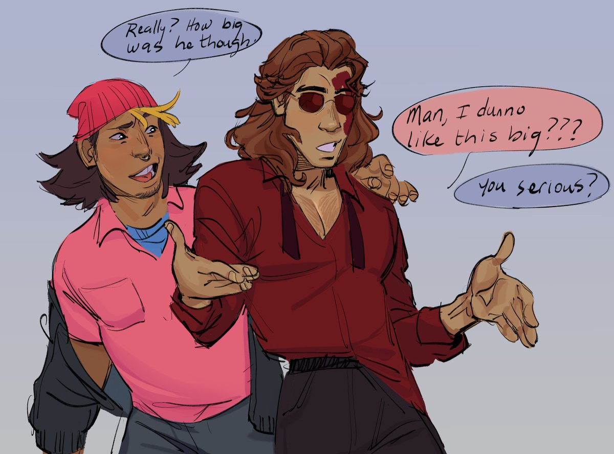 Zach met Moth man.✨ 