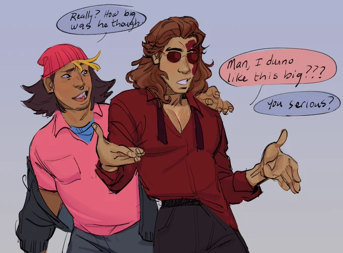 Zach met Moth man.✨ 