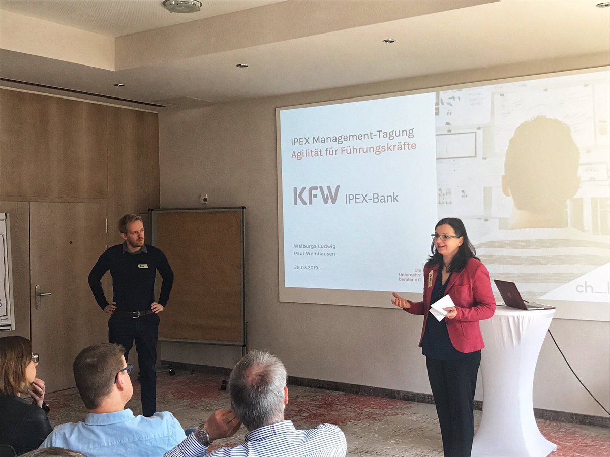 Start des Workshops mit dem #KfW IPEX Management zum Thema Agilität für Führungskräfte gemeinsam mit #chiliandchange &amp; #dieunternehmensberatereg #kfw2digital #DigitaleTransformation