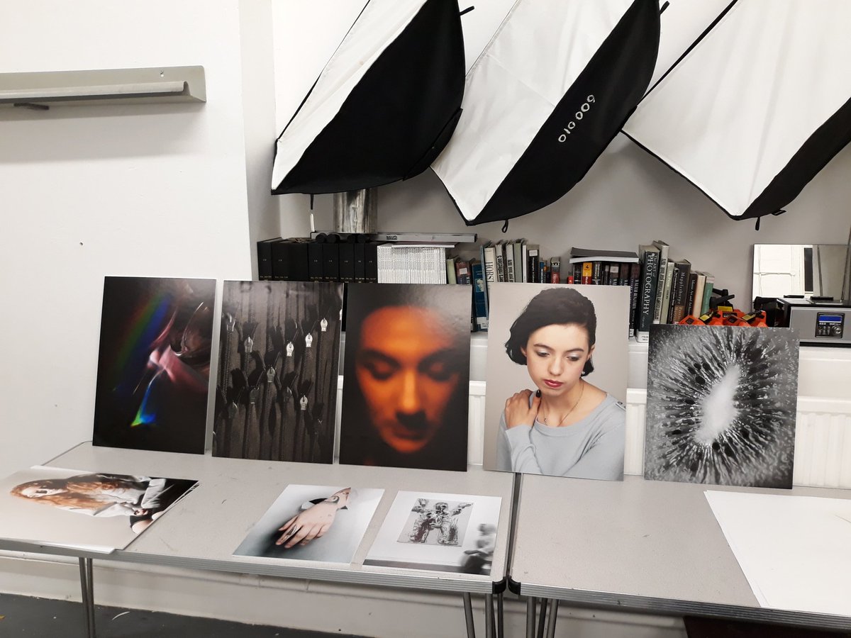 PhotoMike5's tweet photo. Photos are printed &amp; mounted ready for the #whitebuildingexhibition 
Work of the @Visual_Arts_RC students can be seen 1-5 April in the foyer the White Building on King's road. https://t.co/xZfrN6Zqg9