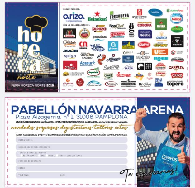 El 1 y el 2 de Abril estaremos presente en el SALÓN HORECA NORTE 2019 (Pabellón Navarra Arena de Pamplona) de la mano de nuestro cliente ARIZA. Nuestros chefs mostrarán cómo sacar el máximo provecho a nuestros #ingredientes y darán a degustar deliciosas #recetas. ¡Te esperamos!