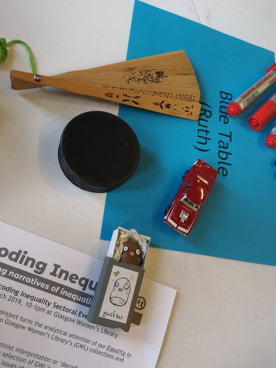 PaisleyMuseum's tweet image. A couple of us attended the recent #decodinginequality event @womenslibrary addressing the inequality of interpretation of collections relating to women’s history &amp;amp; giving it a go ourselves! Plus a tour of the #decodinginequality #exhibition.  womenslibrary.org.uk/discover-our-p…