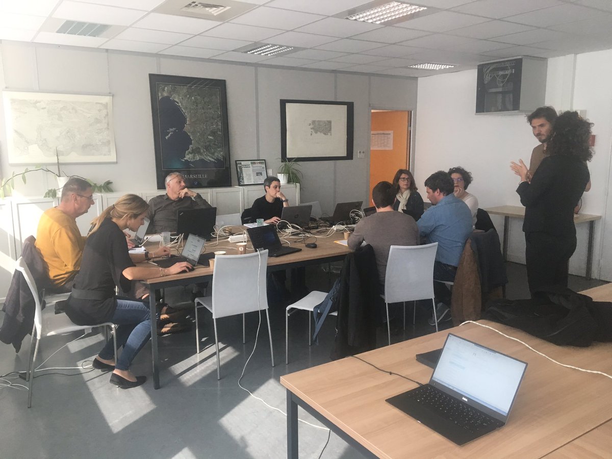 CRIGEPACA's tweet image. Nouvel atelier technique de Publication ce matin au @CRIGEPACA : découverte des fonctionnalités cartographiques de @DataSud et publication de jeux de données géographiques par des contributeurs régionaux 
#datadays