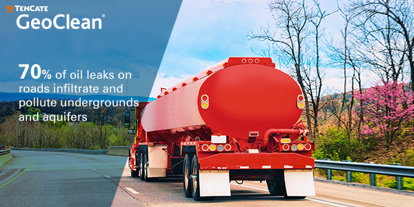 TencateGeoclean's tweet photo. [#Constat] 70% of #oil leaks over trafficked areas may be washed by runoff, infiltrate into the soil and pollute #undergrounds and #aquifers. #pollution #WaterPollution https://t.co/v32GU3jgXi
