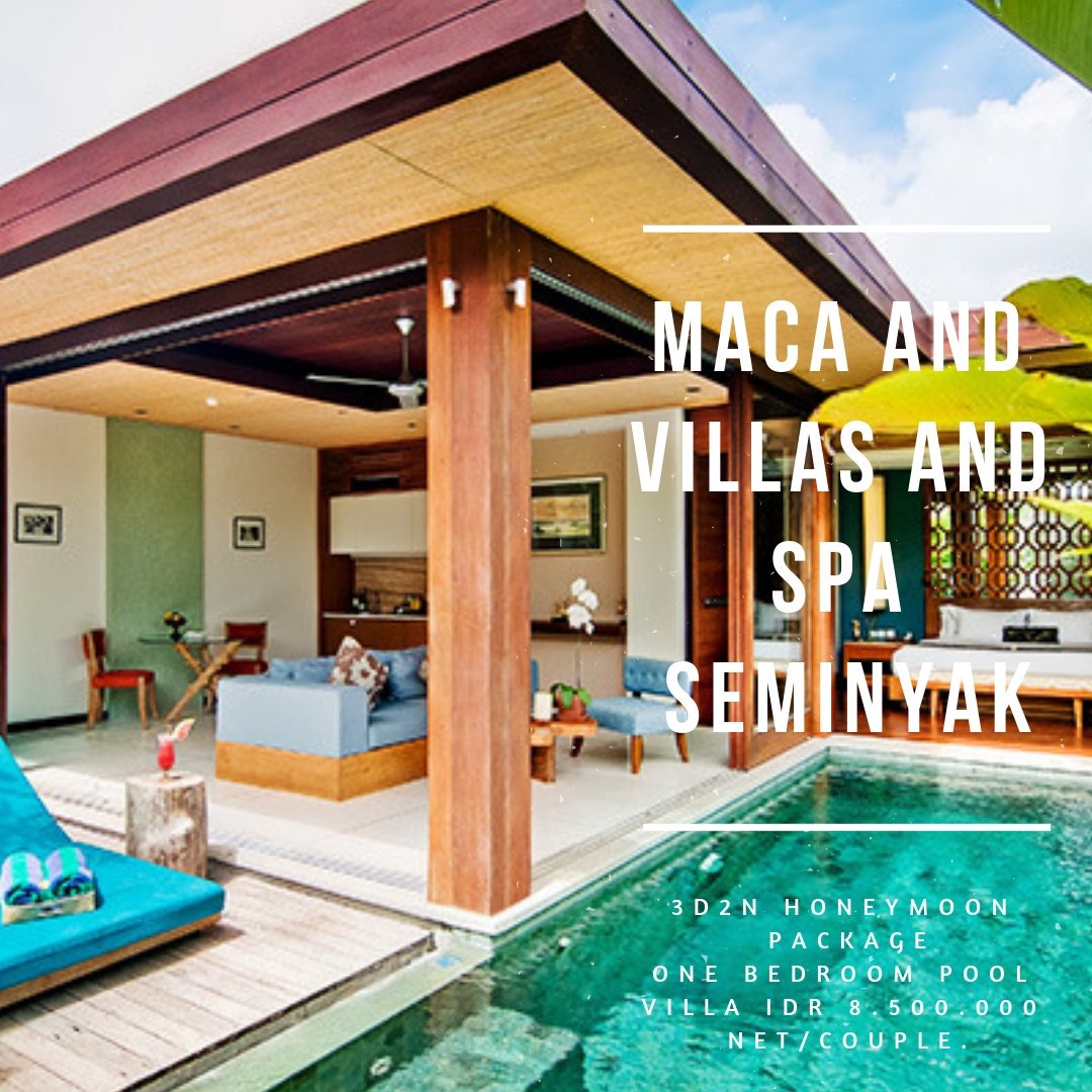 Masih ada waktu 3 hari buat kalian Booking di <a href="/BulanmaduDotCom/">Bulanmadu.com</a> untuk dapetin discount 1.000.000 di @macavillaseminyak.
.
.
Yuk di booking sebelum tanggal 31 Maret 2019.