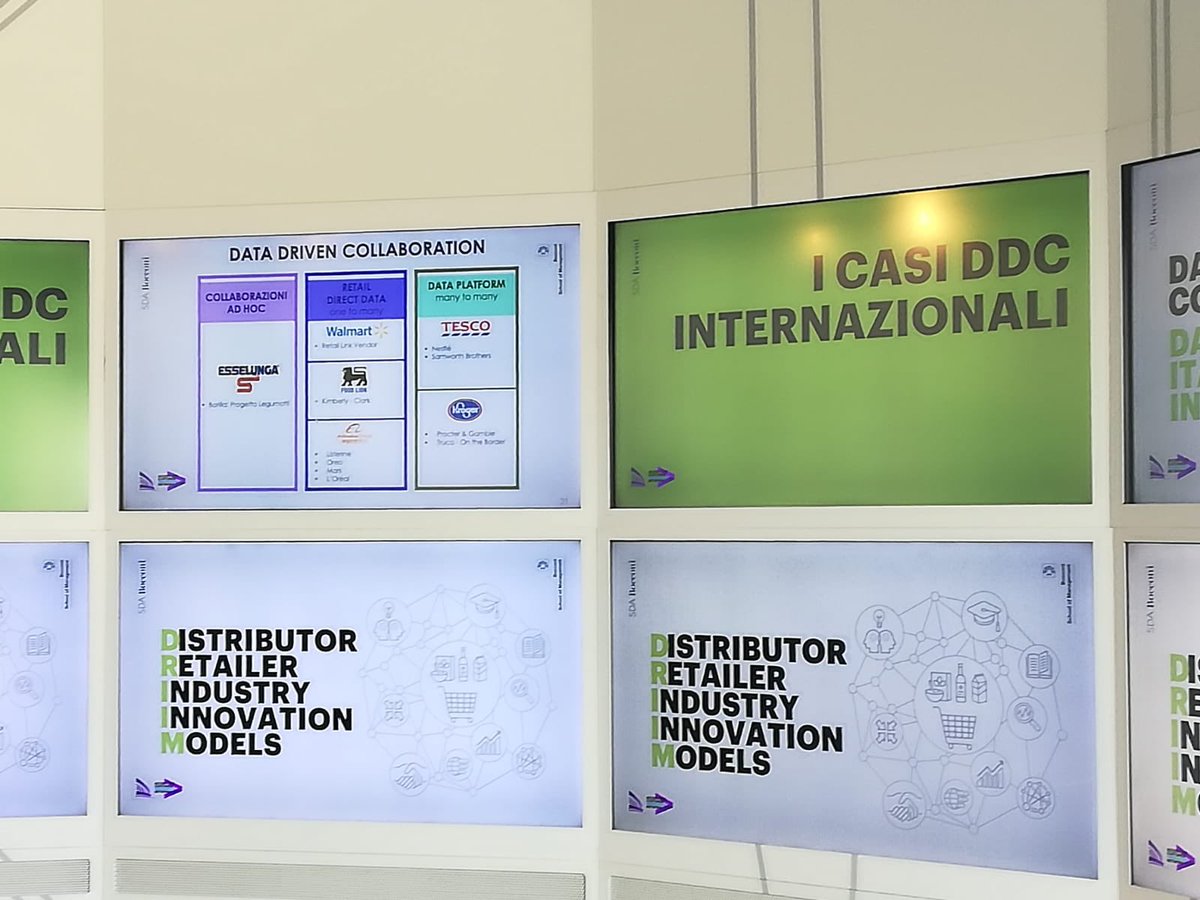 sdabocconi's tweet photo. I casi DDC internazionali sono esemplari per la concezione e il test di nuovi prodotti: l'idea può nascere dal retailer insieme al fornitore. Oltre a progetti a tempo determinato, ci sono anche soluzioni continuative. #DRIIM #ACINMilan @Accentureitalia https://t.co/Xkw9Scw8jz