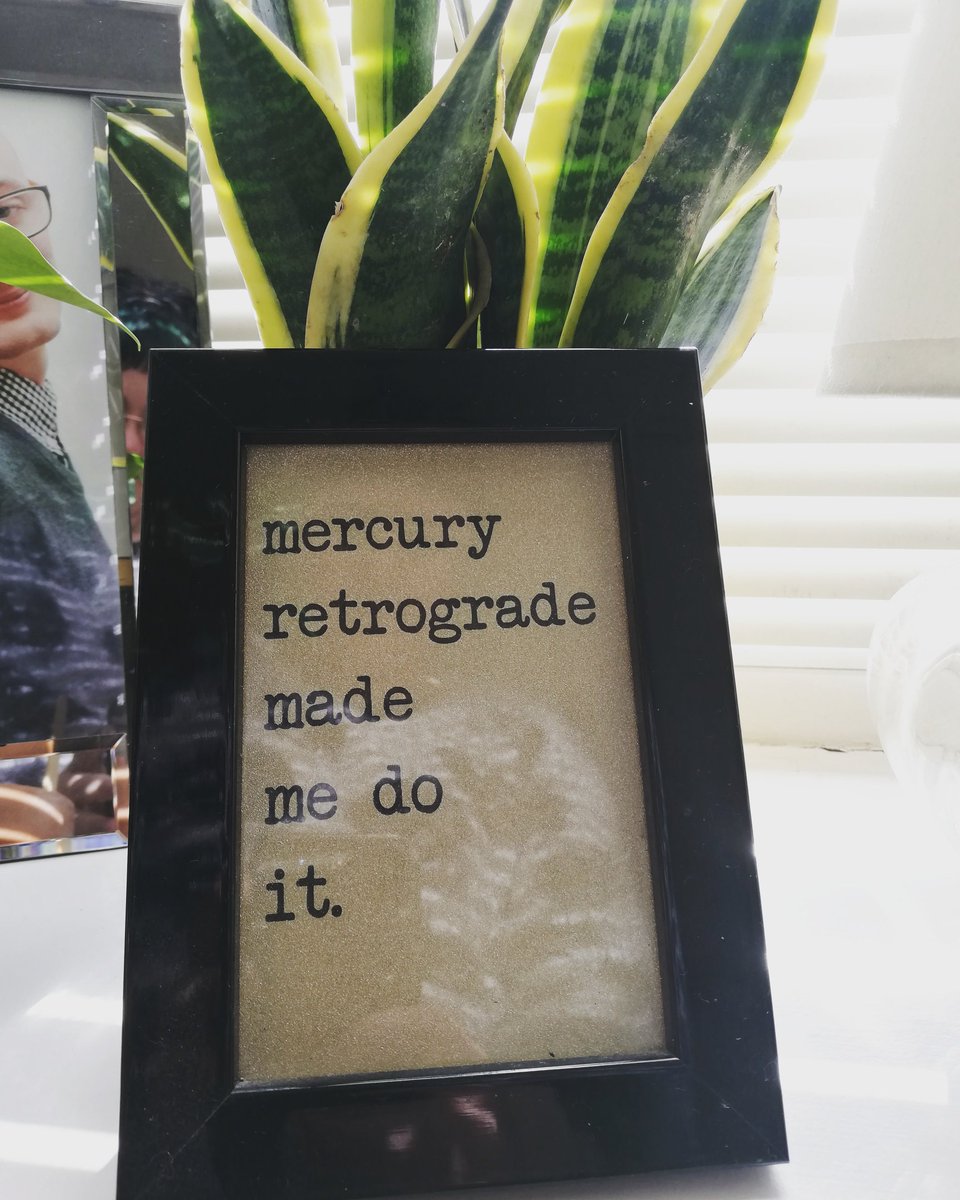 Last day of retrograde today. WE MADE IT.  I'm gonna have the most delicious beer garden pint today to celebrate.