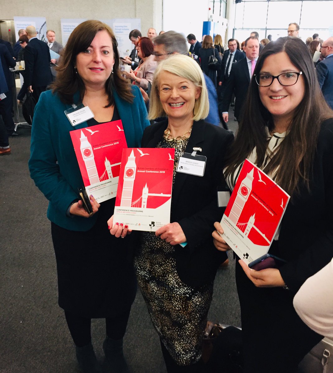HertsChambMary's tweet photo. Attending @britishchambers #BCCConf 2019 with our new Chief Exec Briege Leahy @AmbitionBrox @MiddlesexUni @GemHertsChamber @AffinityWater ... impressive speaker line up to share virtually with @HertsChamber members #Westminster https://t.co/glcvbP13H3