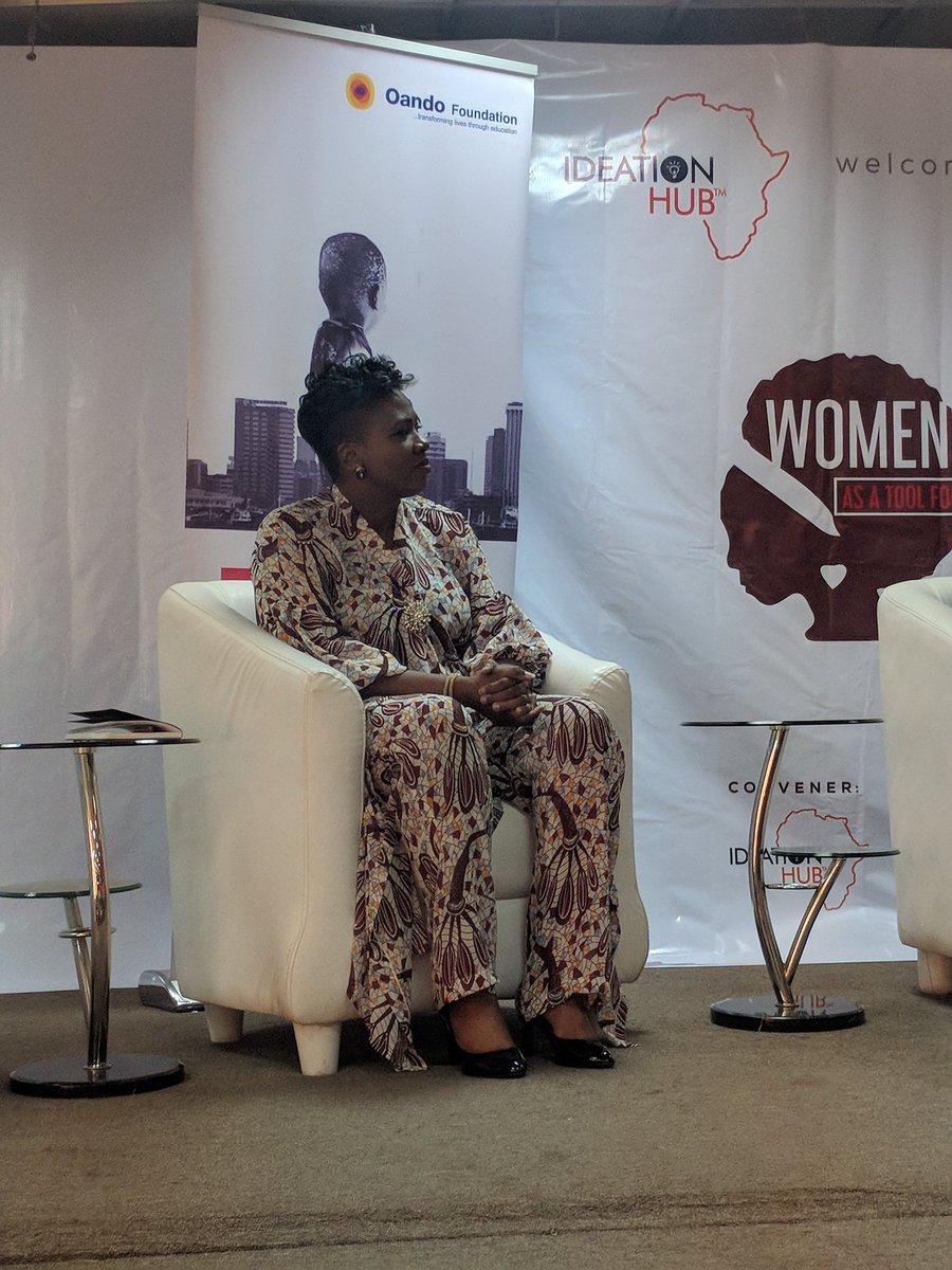 OandoFoundation's tweet photo. "Each time you receive a NO, a YES is down the line. Keep going" - @hansatu2 
@IdeationHA @Wimbiz #widsummit19 #OandoFoundation https://t.co/XKonNON6u2