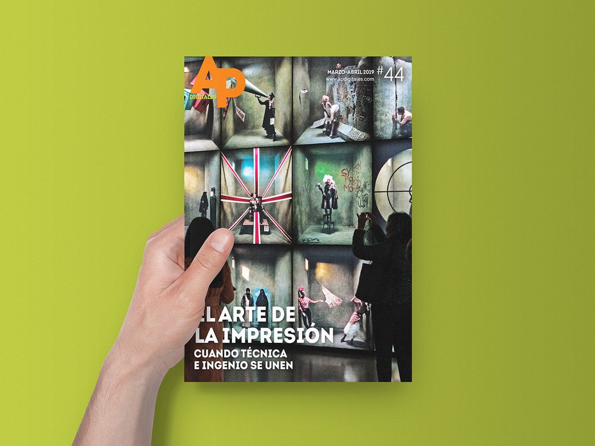 jcmcebrian's tweet photo. #disenografico | Ya se ha publicado el número 44 de la revista referencia del sector de impresión digital y aplicaciones @APdigitales.

Puedes verla en el siguiente enlace: 
https://t.co/qVouF3cEab

En mi @Behance 
https://t.co/qOE9waZE3f

#mythinkspace https://t.co/AafKCnl6i7