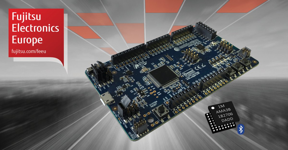 Fujitsu_FEEU's tweet photo. Ambiq Micro Apollo3Blue
Now available on our Webshop 👉https://t.co/leZeb0lp17 
ARM™ Cortex™ M4F up to 96MHz @ 6uA/MHz and BLE! Available as BGA, CSP and evaluation board. #FEEU #ultralowpower #mcu https://t.co/5Cpb5POSCu