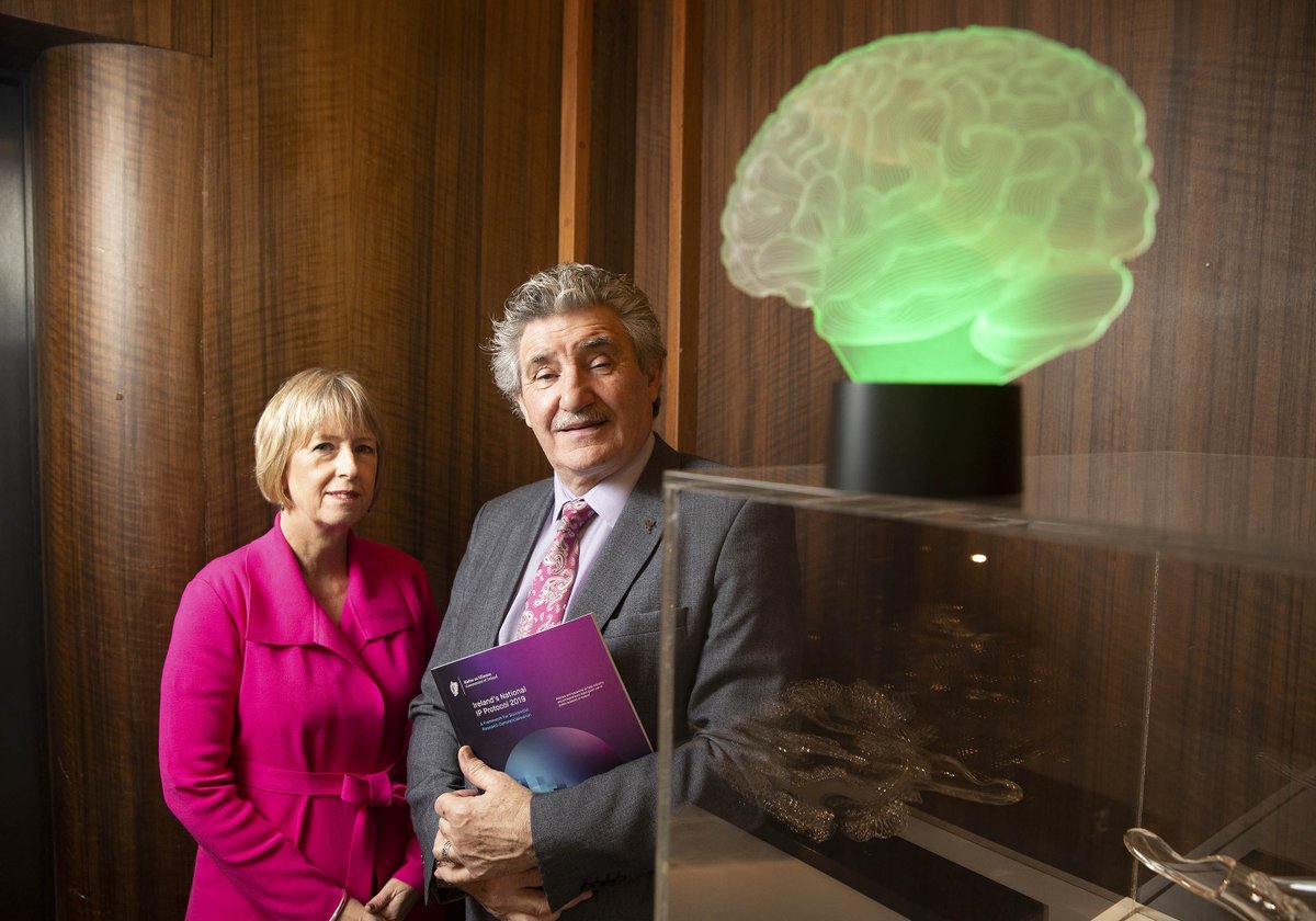 KTIconnect's tweet photo. Today, Ireland launches its national #IPProtocol2019. To learn about how your business can access and use ground breaking Irish research, visit https://t.co/4eOC7UNPBw @JohnHalligan https://t.co/lE9txQXha7