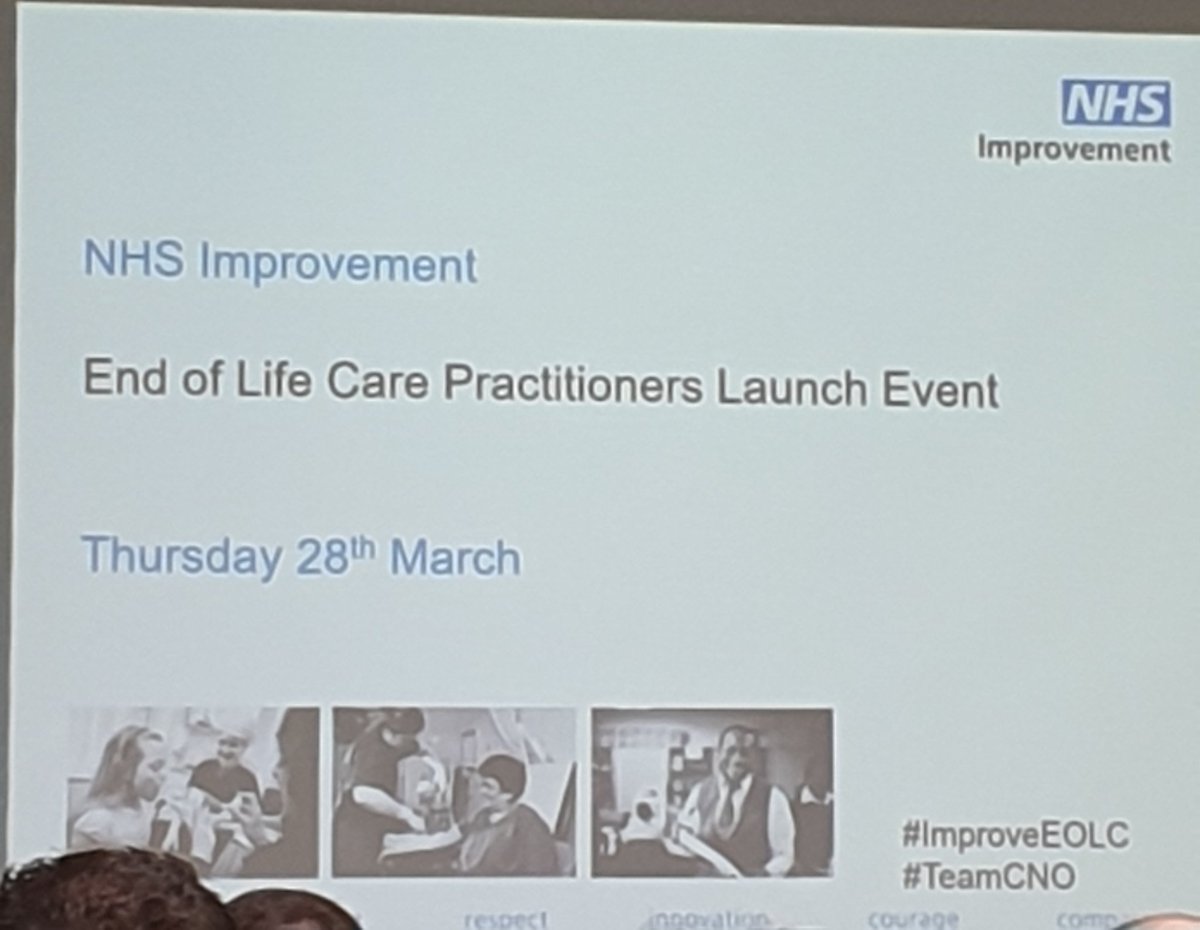 Excited for the day ahead! End of life care is everyone's business #improveEOLC #eolc  #itsgoodtotalk