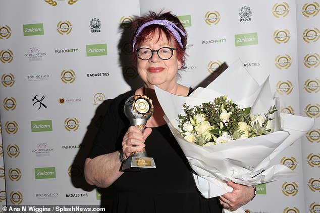 SHE WON!! Huge congratulations to #JoBrand this morning for winning #BestComedy at the #NationalFilmAwards with #TheMoreYouIgnoreMe! Which starred and was written by Jo. Thank you to everyone who voted! 🤩🎉