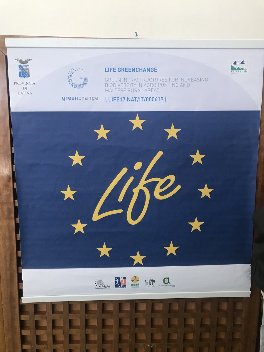 carlottasigism1's tweet photo. Eccoci a Sezze per l’avvio del progetto @LIFEprogrammeIT Greenchange #landstewardship #greeninfrastructures https://t.co/yurZr5KQjh