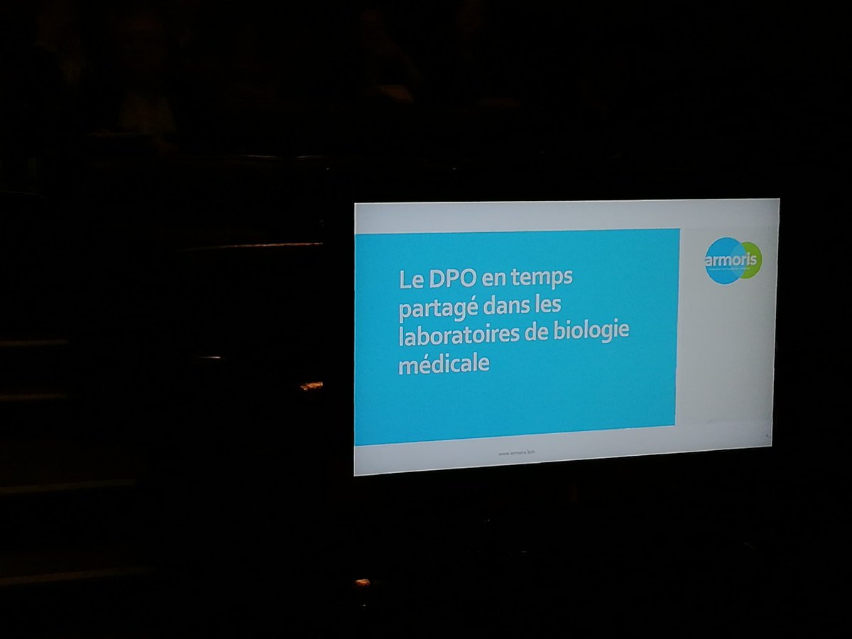 sfilasso's tweet photo. #CongresSFIL2019 #RGPD. Partage d'expérience d'un DPO partagé:
Sandrine Molgatini https://t.co/iJEP0ImXIN