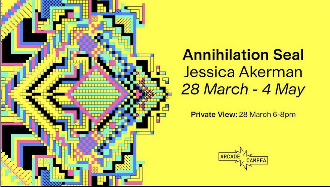 CourtauldRes's tweet photo. If you happen to be in Cardiff today our very own #JessicaAkerman is opening Annihilation Seal #arcadecamfa 🙌🎉

https://t.co/tsTIjzsq41 https://t.co/fqpfn2OGxS