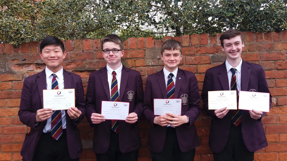 HA_MathsDept's tweet photo. Well done to both of our maths team for coming first and second in the year 10 maths feast organised by @Advanced_Maths  and hosted by @MadeleyAcademy. An excellent result! https://t.co/pQZdp2z10O