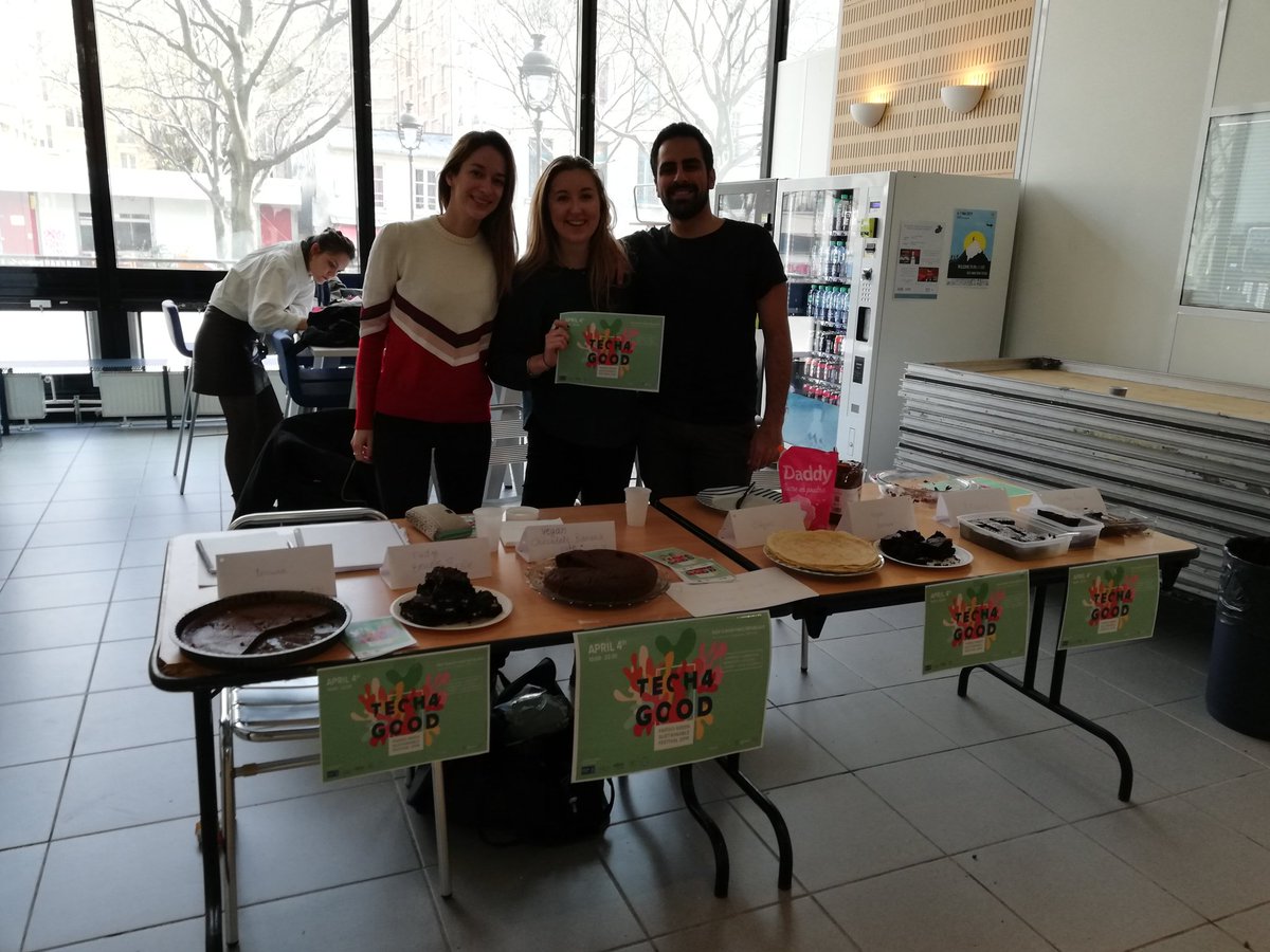 NOISEEscpBS's tweet photo. Oikos, qui coorganise le #Parigogreen #Techforgood est au forum haut d'ESCP Europe. Venez les rencontrer, et n'oubliez pas de vous inscrire à l'événement qui a lieu jeudi 4 avril ! https://t.co/M5DBn4C3L6