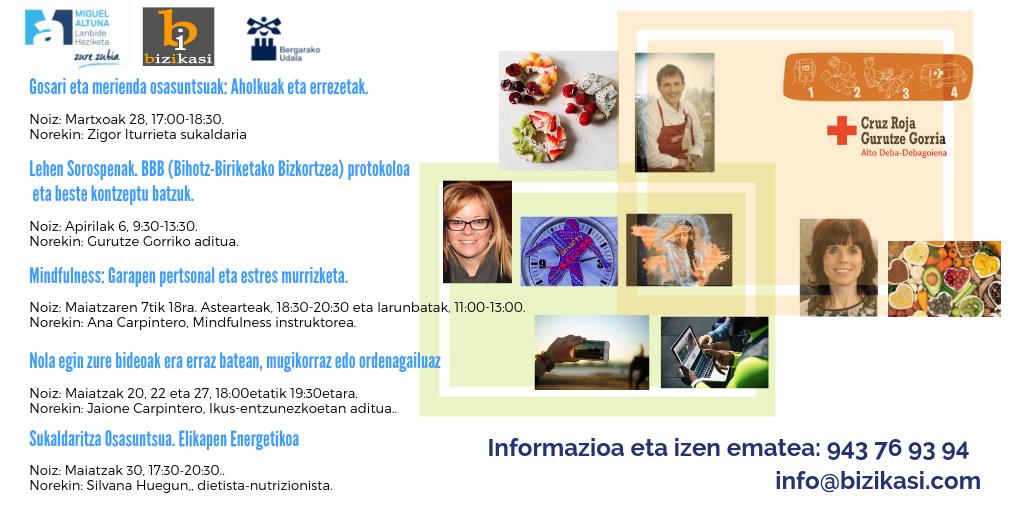 Bizikasi's tweet photo. [Eus] @BergarakoUdala ren laguntzarekin @Bizikasi Bitartekari Zerbitzuak #Bergaran antolatutako #ikastaroak
[Es] #Cursos que el Serv.Mediación #Bizikasi con la colaboración del https://t.co/4NqMTq6j87 Bergara ha organizado.
@FPeuskadi @ikaslangipuzkoa @Miguel_Altuna @diariovasco https://t.co/sQCM0y7IUK