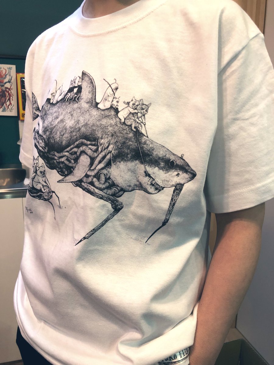 ヒグチユウコ 伊藤潤二オマージュ展【ぎょ! Tシャツ 】◇ボリス雑貨店