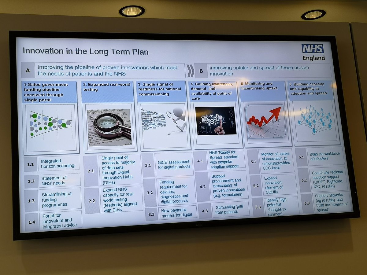 Joining up the support for Innovators #NHSLongTermPlan <a href="/sbrihealthcare/">SBRI Healthcare</a>
