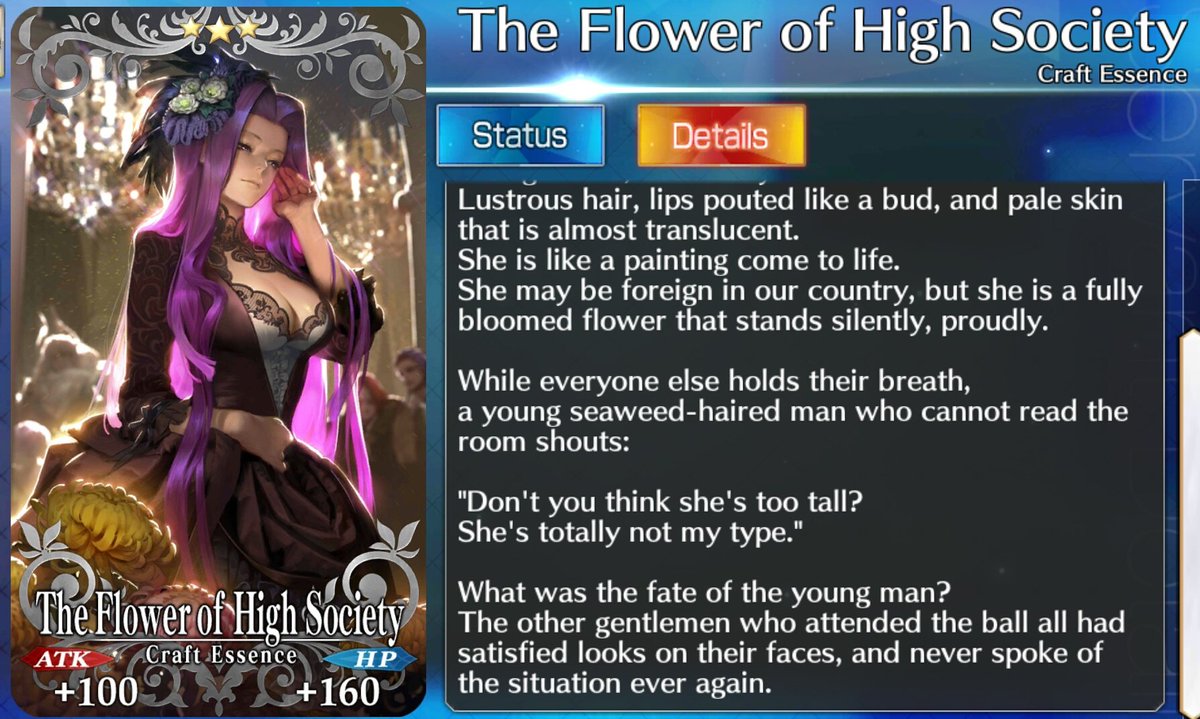 Nods.
"It's deserving of him."

nod nod.