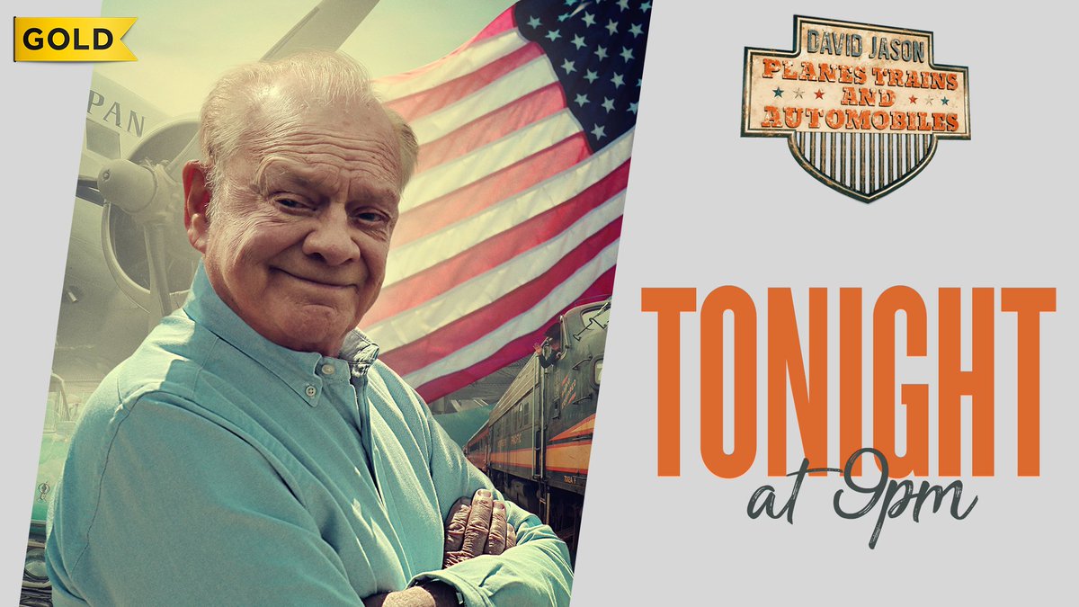 goldchannel's tweet photo. Tonight's the night... #DavidJason: Planes, Trains and Automobiles. https://t.co/SUFKTBGuKK